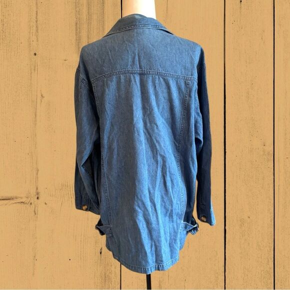 Vintage denim barn jacket chore coat - Picture 4 of 12